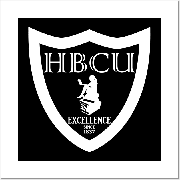 HBCU Excellence Since 1837 (Female Center White Print) Wall Art by Journees